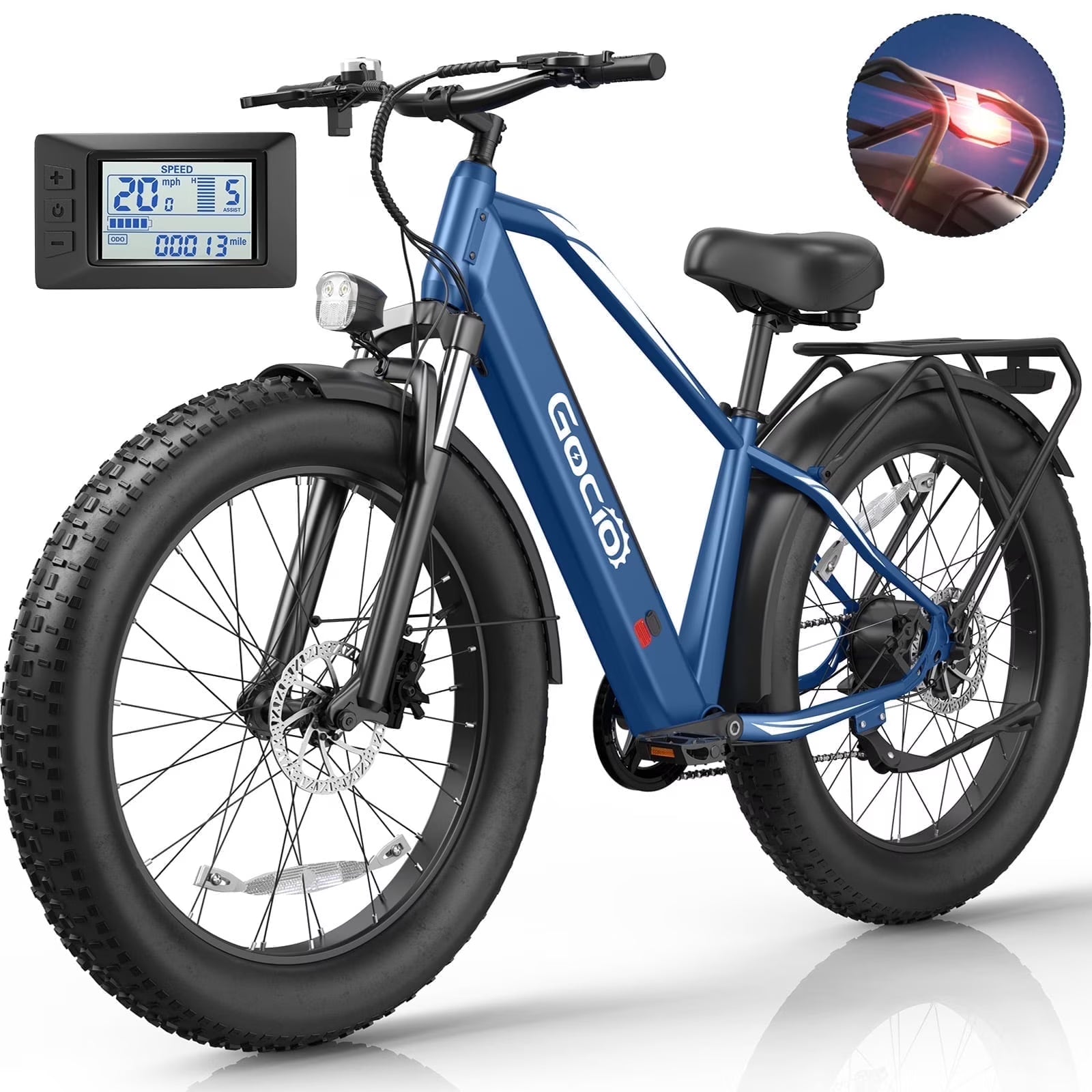 Gocio Electric Bike, 26"x4.0" Fat Tire E - Mountain Bike, Peak 1000W Motor - Product image 1