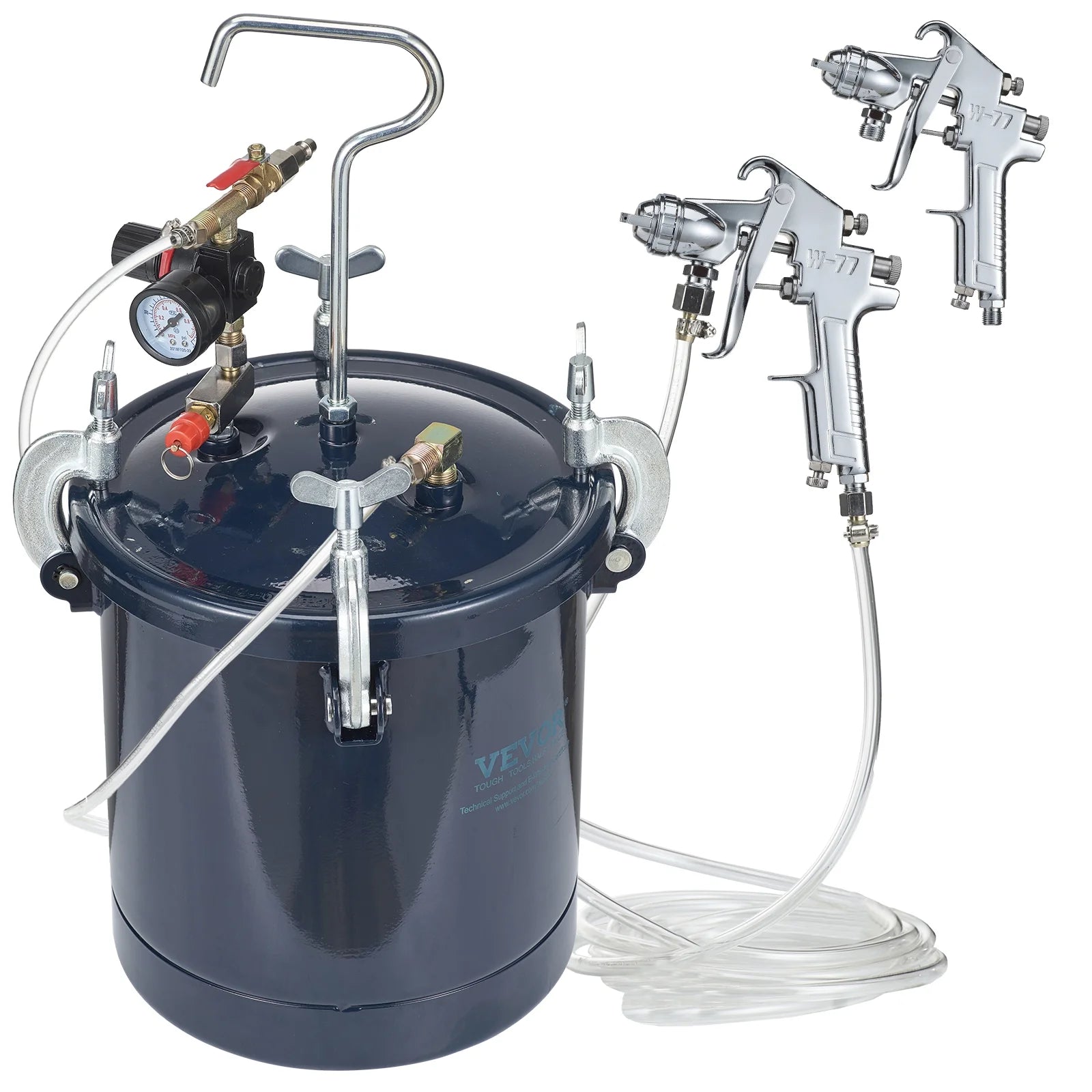 SKYSHALO Spray Paint Pressure Pot Tank, 10 L/2.5gal Air Paint Pressure Pot - Product image 9