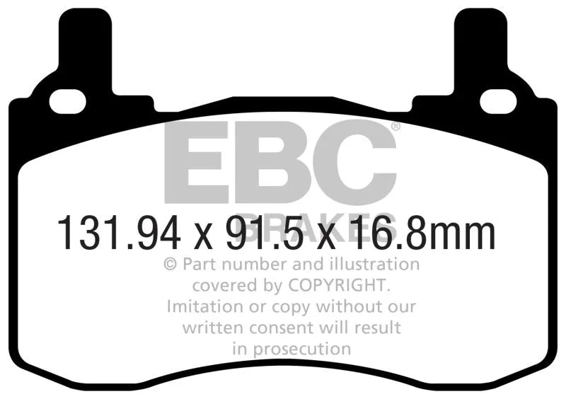 EBC - Rear Greenstuff Pad PN DP22357