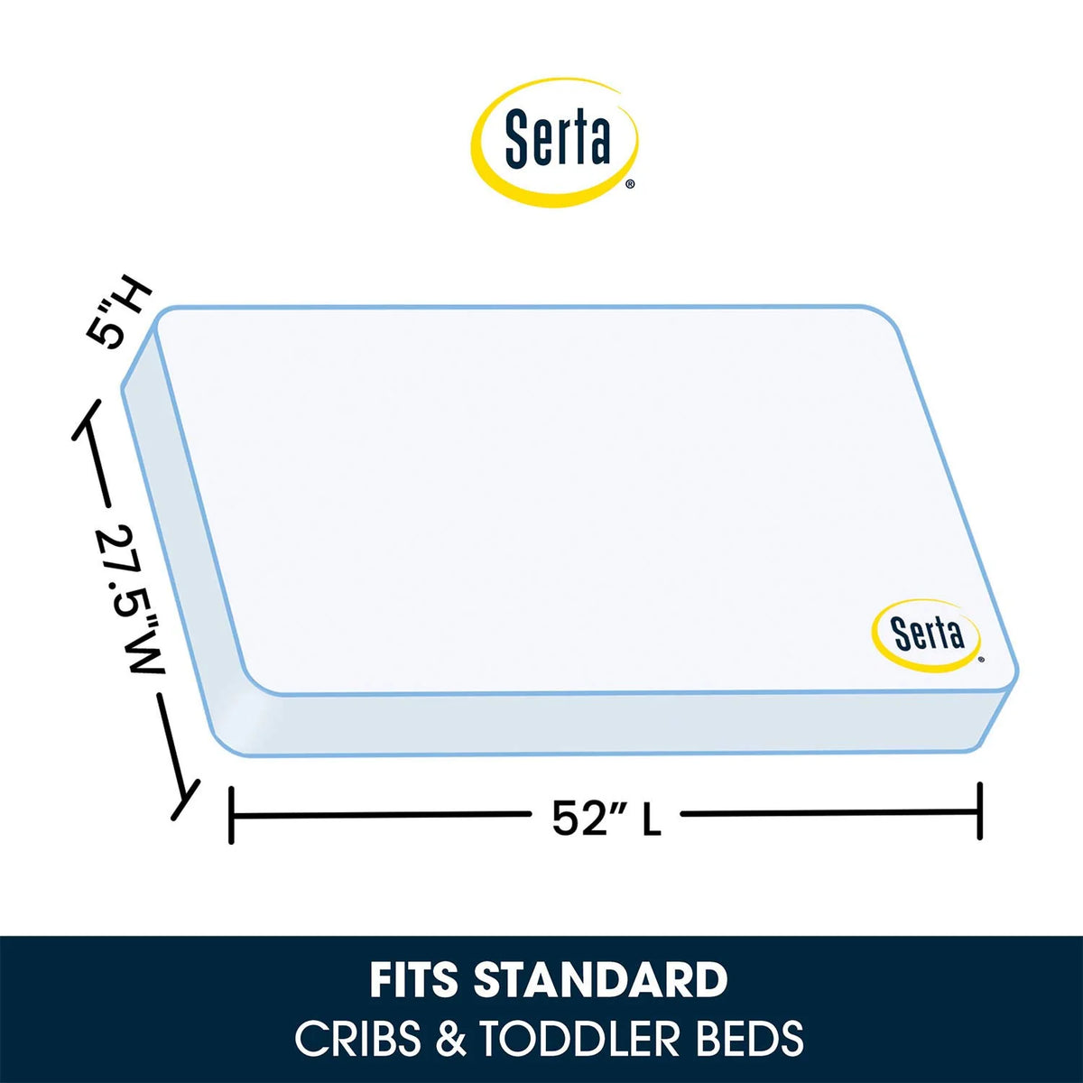 Serta Perfect Slumber Dual Sided Crib and Toddler Mattress - Product image 2