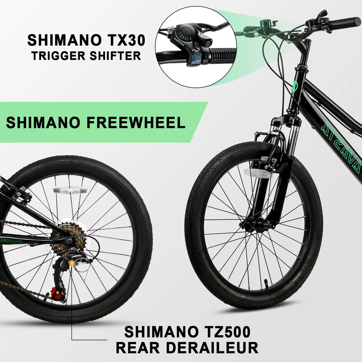 AVASTA 20'' Big Kids Mountain Bike for Age 6 7 8 9 10 11 12 Years Old Boys Girls Teen with Suspension Fork - Product image 22