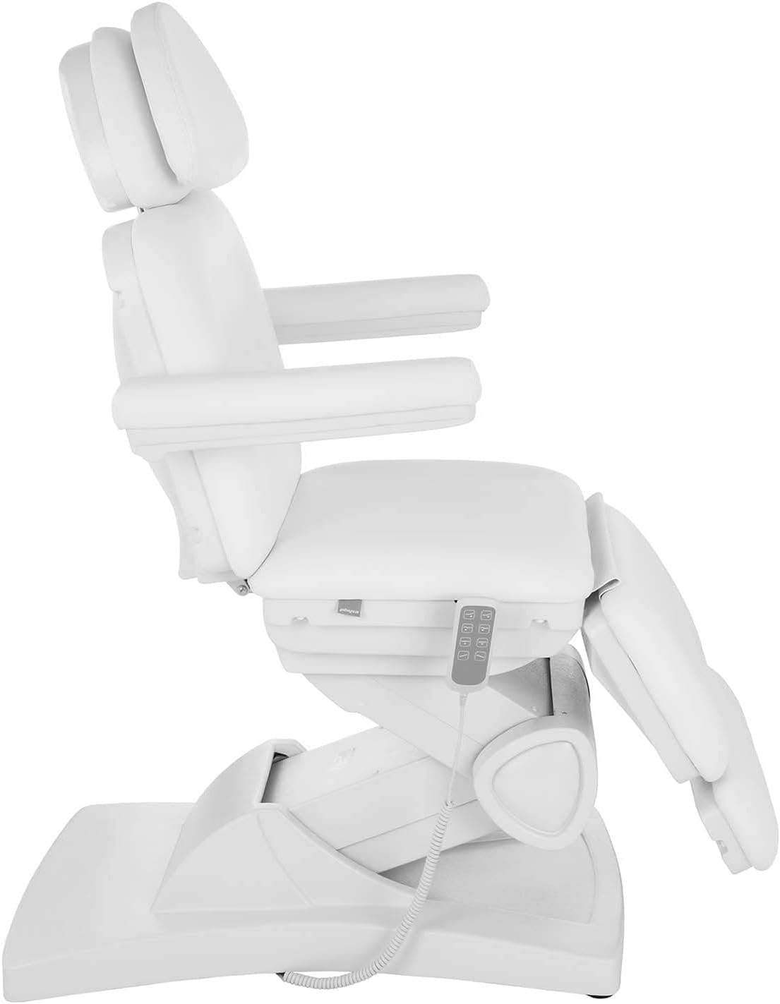 Physa Aesthetic Cosmetic Chair Massage Table Aesthetic Bed Physa Bolzano White (Electric, 4 Motors, 150 kg Max, White)