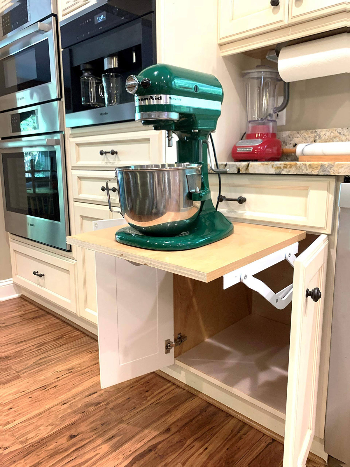 Wood Technology Kitchen Appliance Lift in White - Product image 1