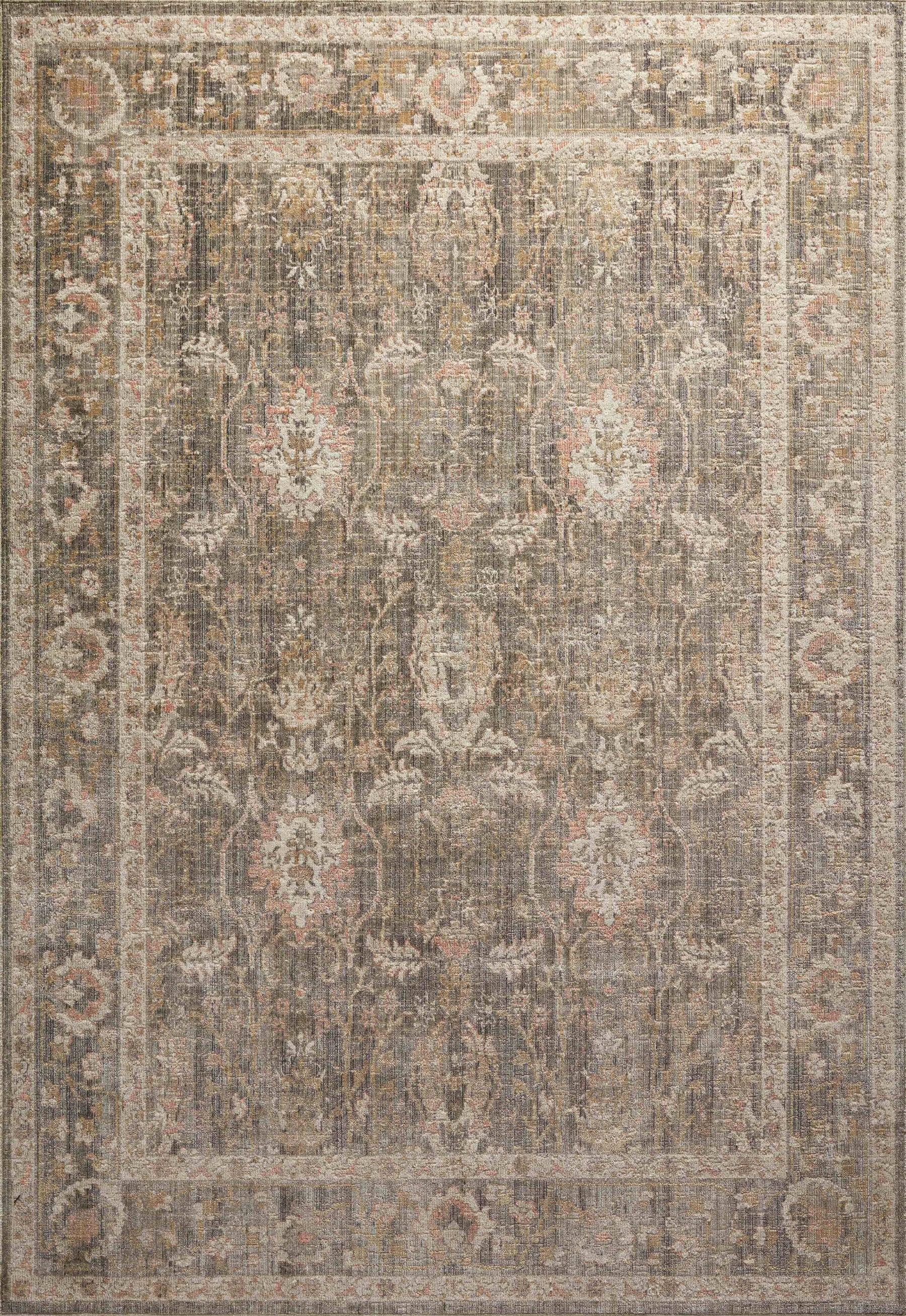 Chris Loves Julia x Loloi 5'0" 7'10" Sage/Blush Rosemarie ROE-01 Area Rug - Product image 1