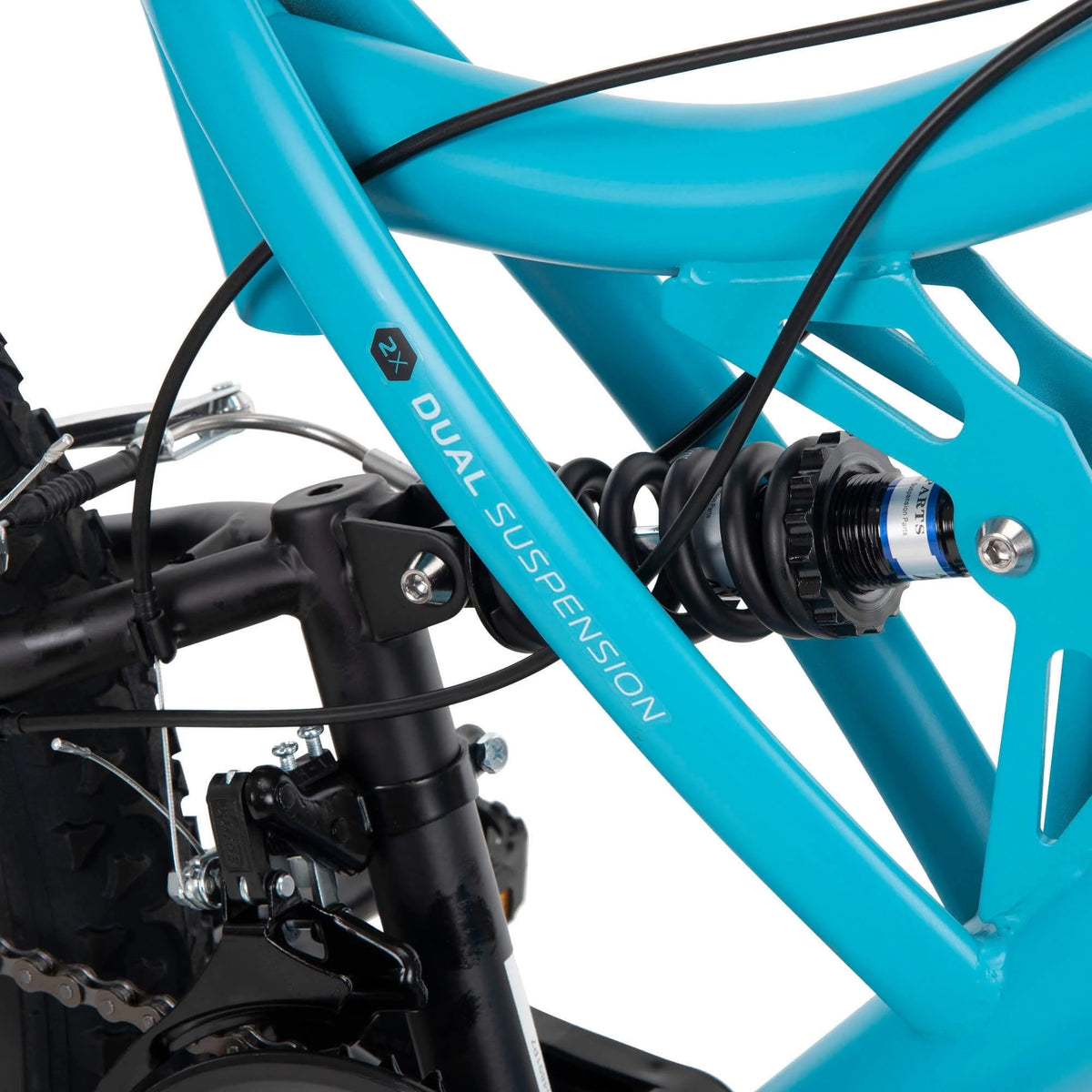Huffy 24" Trail Runner Girls Full Suspension Mountain Bikes, Teal Blue - Product image 7