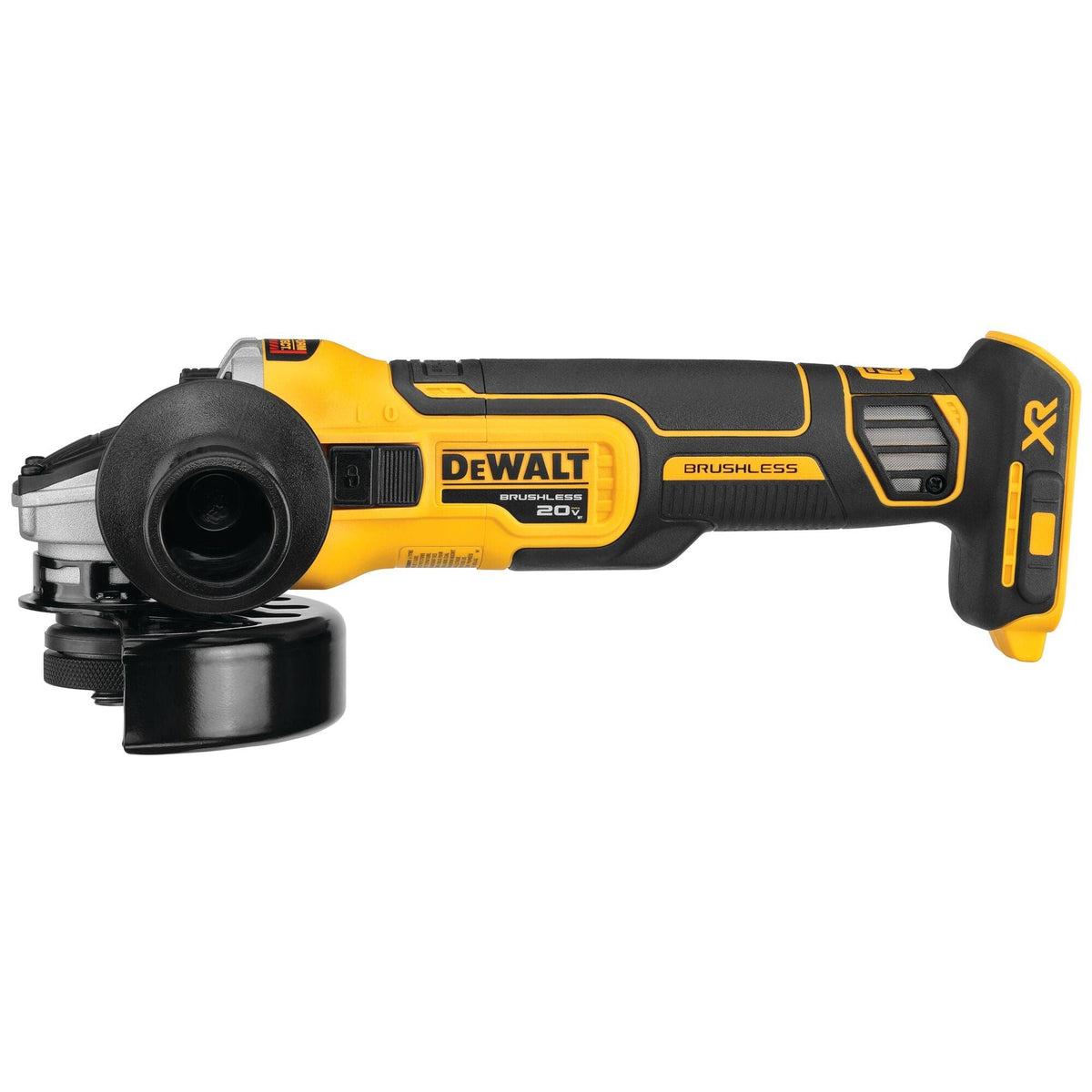 DeWalt DCG405B 20V MAX* XR 4.5 in Slide Switch Small Angle Grinder with Kickback Brake (Tool Only) - Product image 1