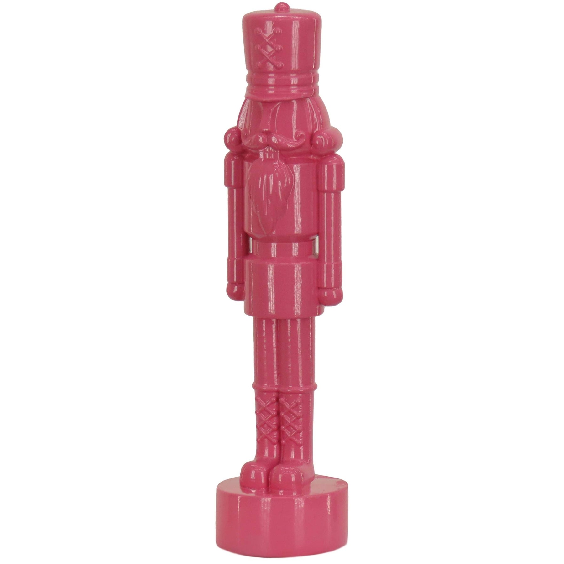HGTV Home Collection Resin Christmas Themed Nut Cracker, Pink - 24 in - Product image 1