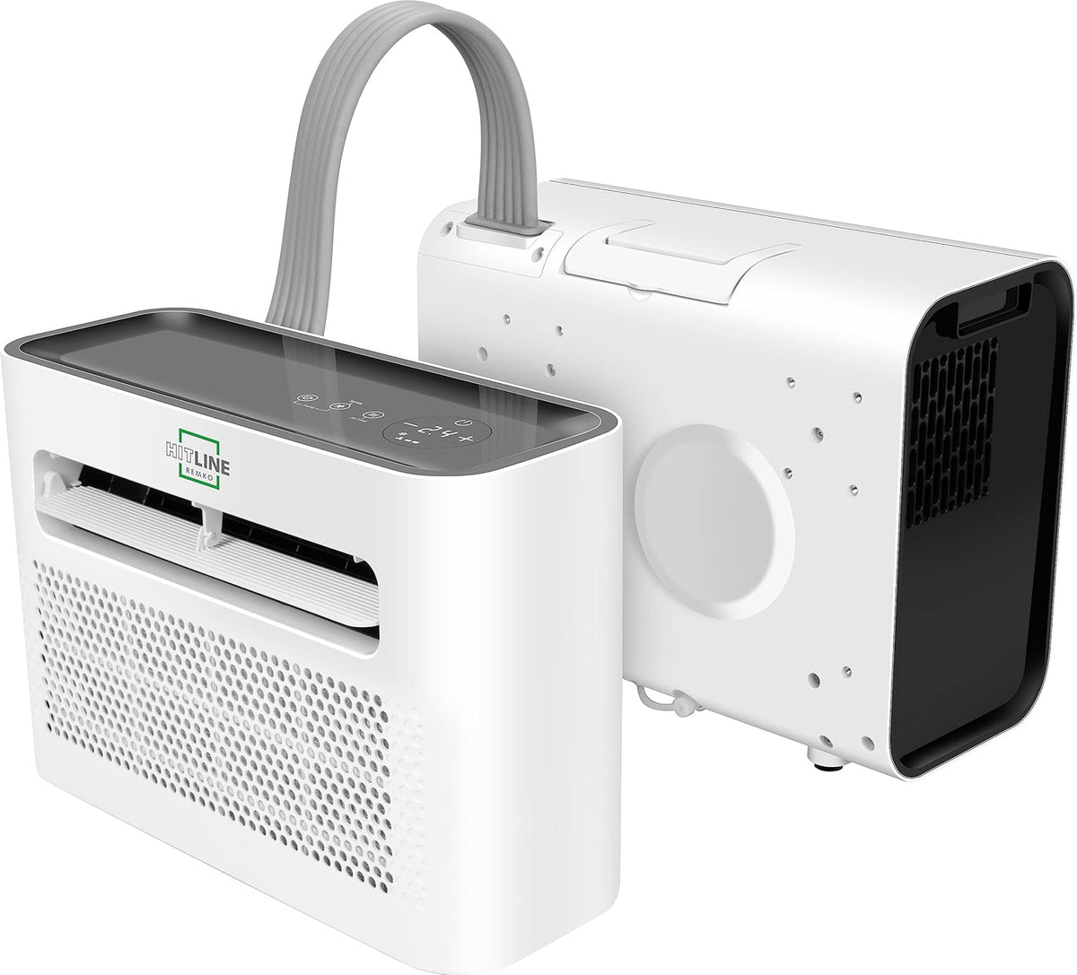 Remko Mobile split air conditioner ideal for caravans and campsites White - 1500W - Capacity 5118 BTU/hr - A++ - Night mode - Dehumidifier included