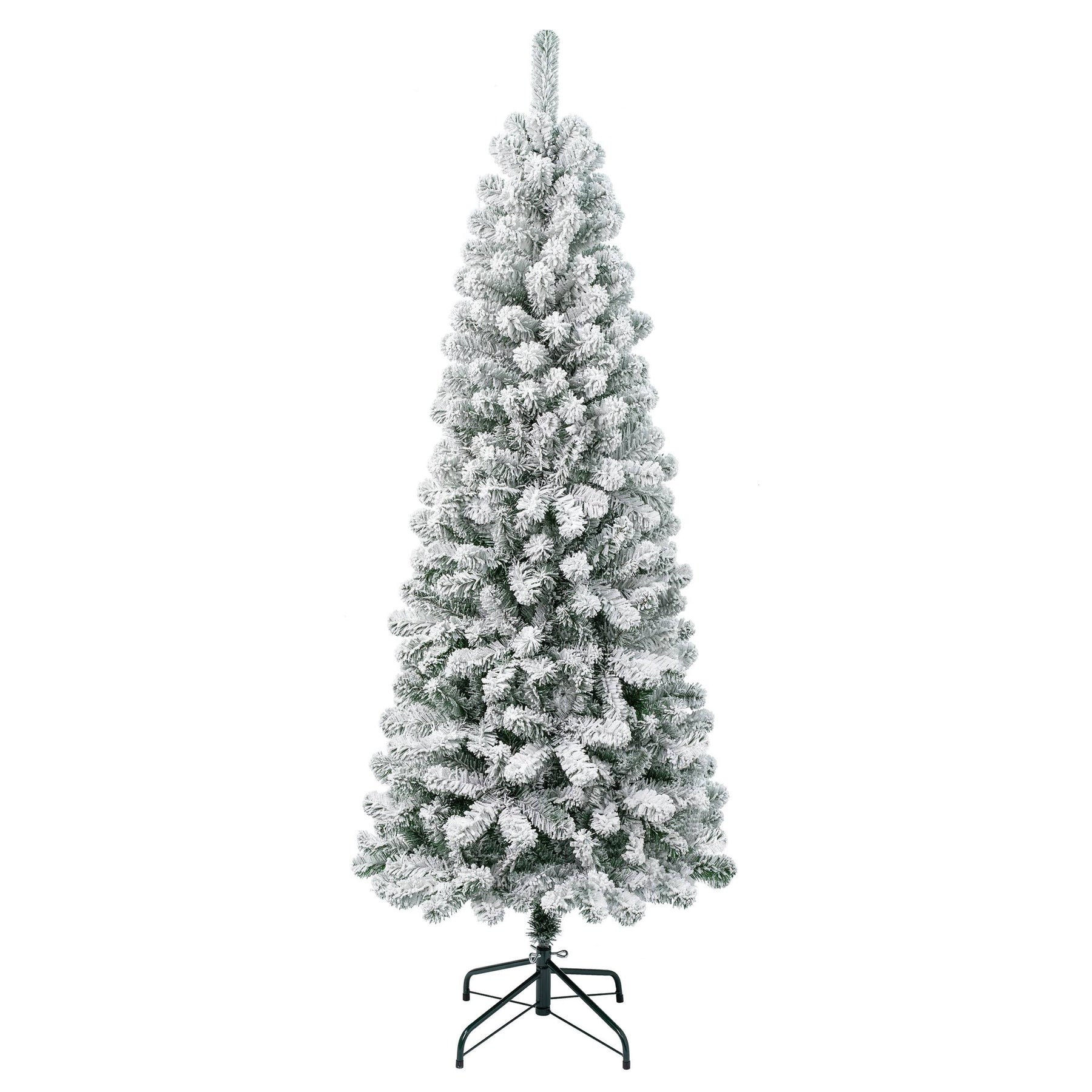 National Tree Company First Traditions Acacia Flocked Tree Medium Christmas Tree, 6 ft - Product image 1