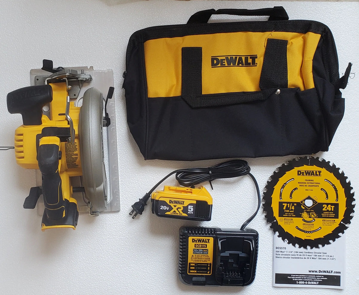 Dewalt 20V Max Brushless 7 - 1/4 Circ Saw Kit - Product image 3