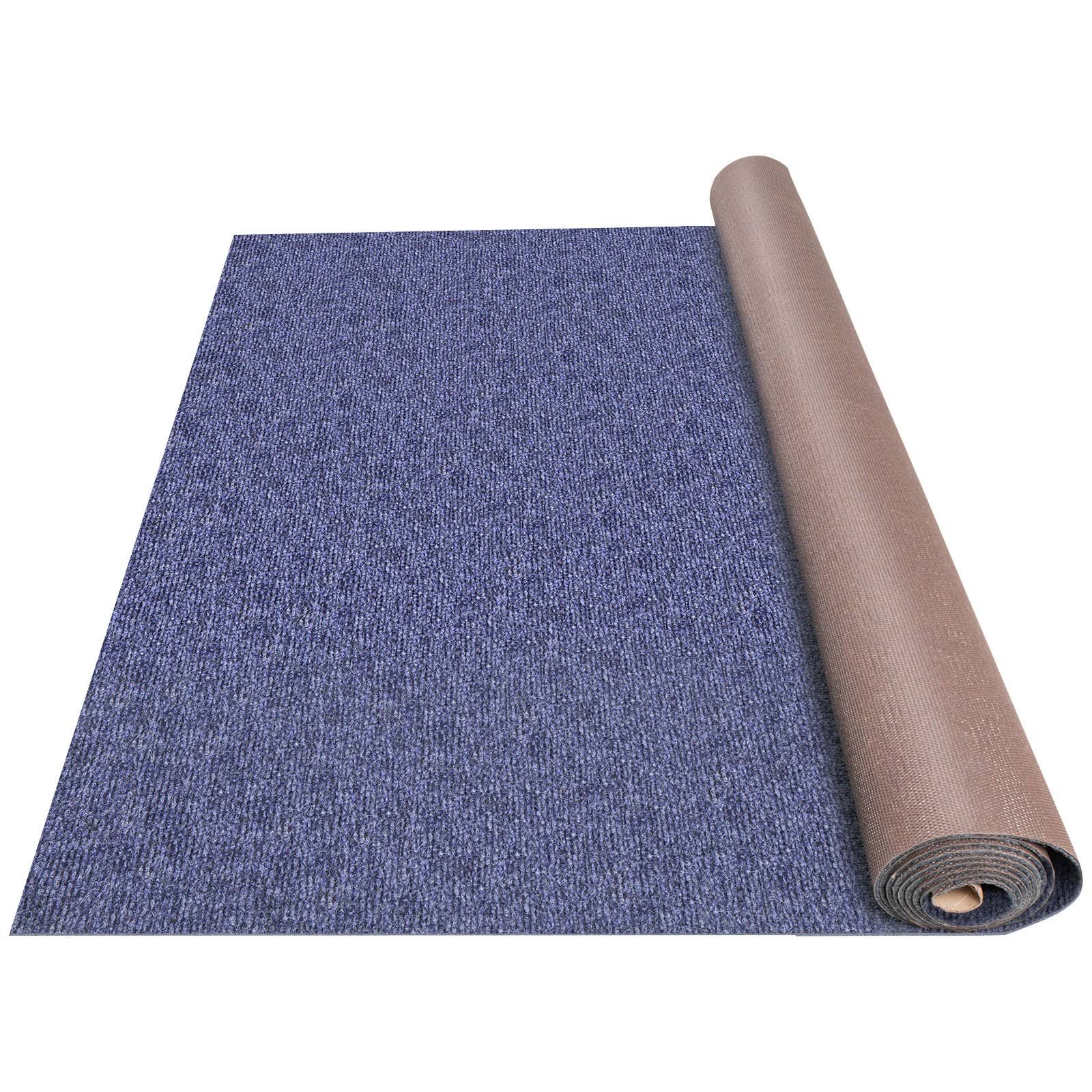 VEVOR Bass Boat Carpet 6'x18' 32 oz Cutpile Marine Carpet In/Outdoor Patio Area Rugs, Blue - Product image 1