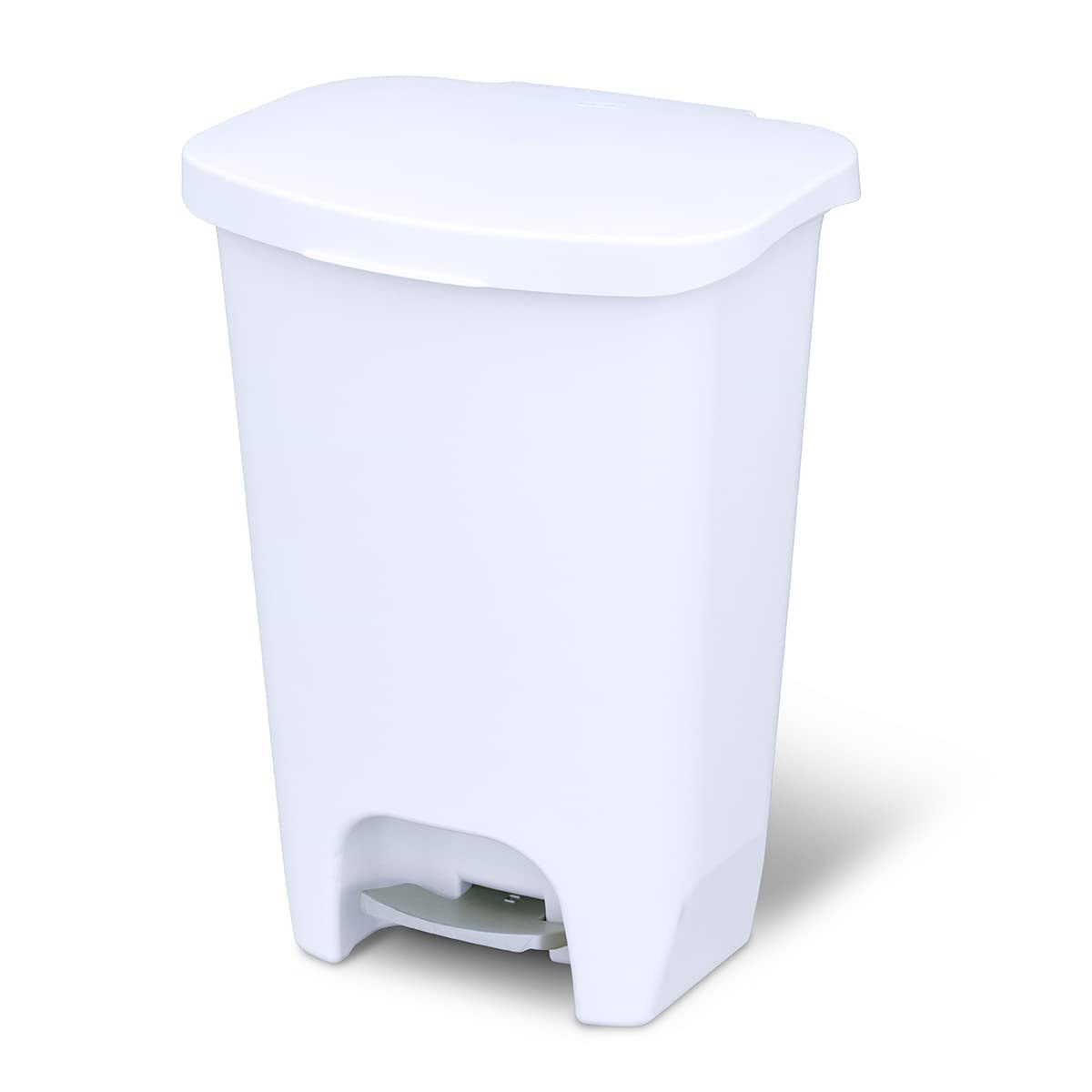 Glad 13 Gallon Trash Can - Plastic Kitchen Waste Bin with Odor Protection of Lid - Product image 1