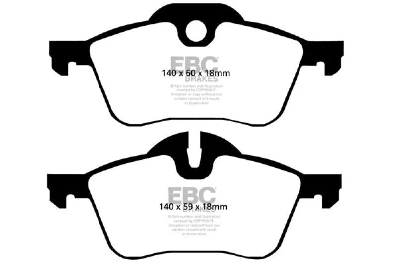 EBC - Front Greenstuff Pad PN DP21388