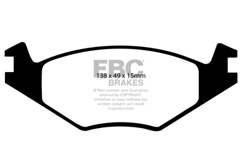 EBC - Front Greenstuff Pad PN DP2517