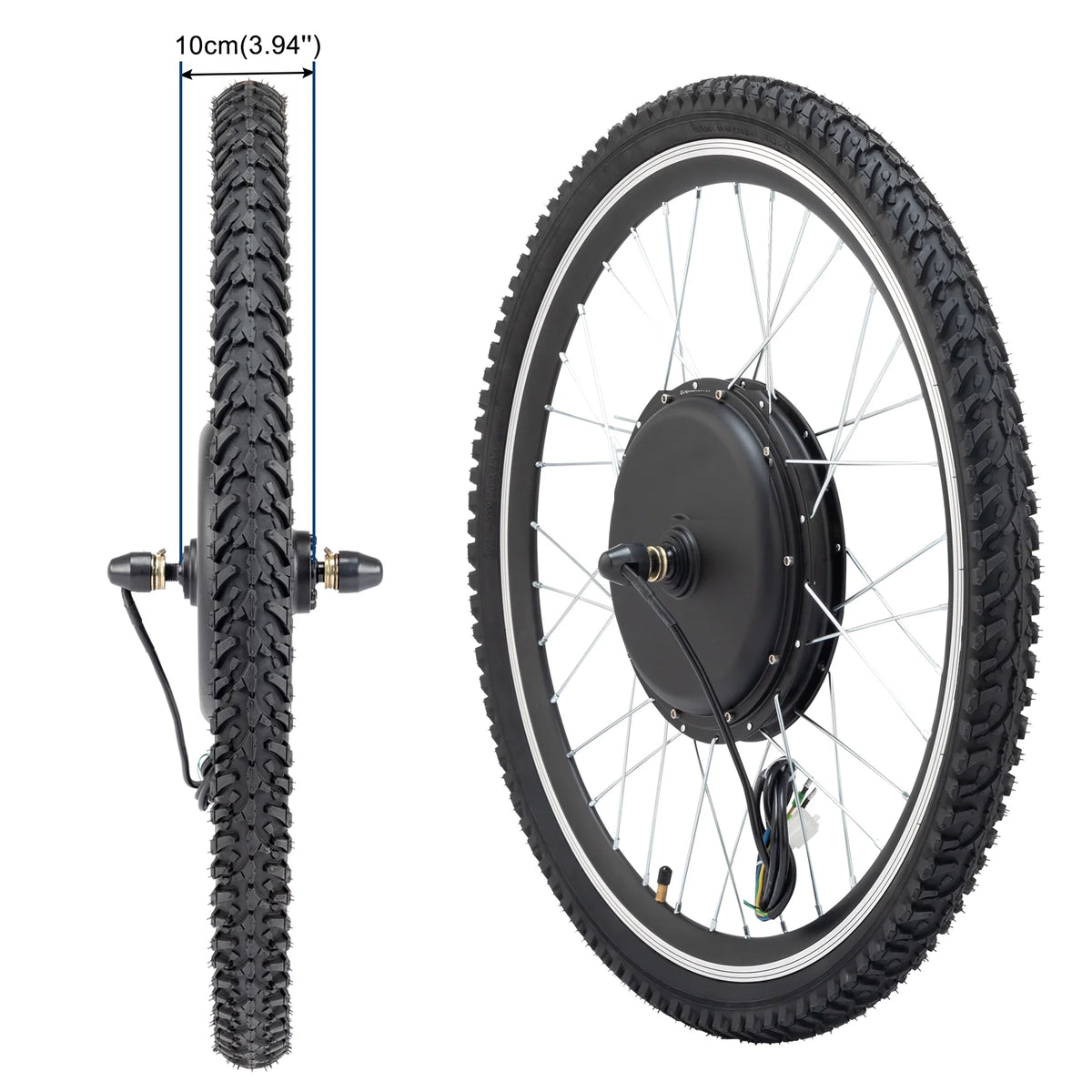 Ktaxon 48V 1000W Electric Bicycle Motor Kit, 26" Front Wheel E - Bike Conversion Kit W/ LCD Display - Product image 8