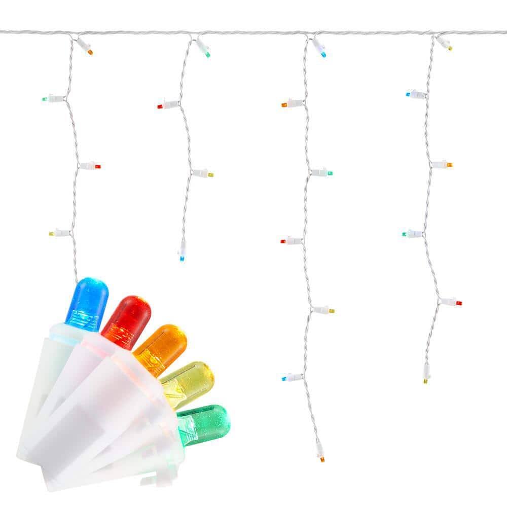 Home Accents Holiday 200-Light LED Multi-Color Icicle Dome Light Set - Product image 1