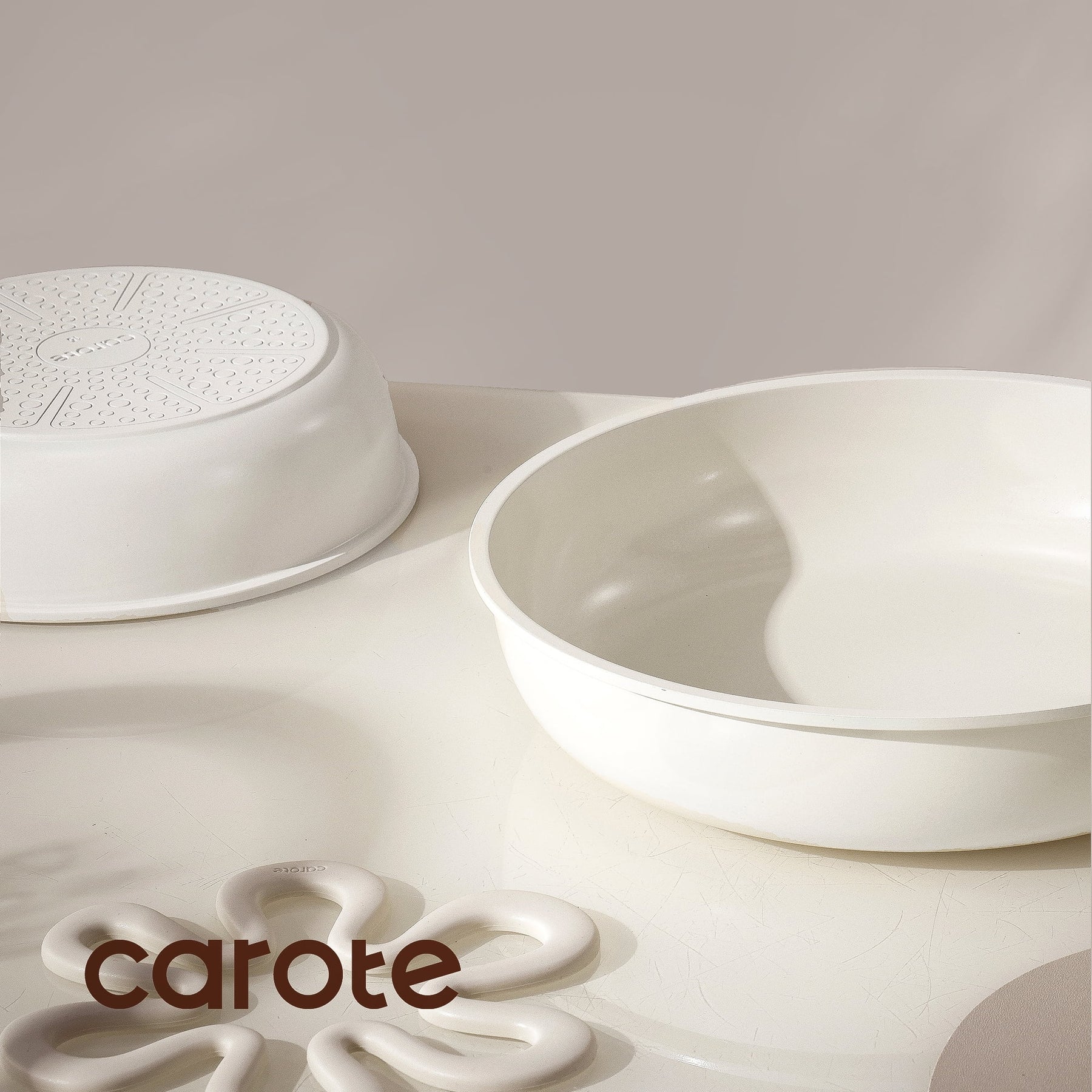 Carote 18 Pcs Ceramic Nonstick Cookware Set, Pots and Pans Set with Detachable Handles - Product image 7