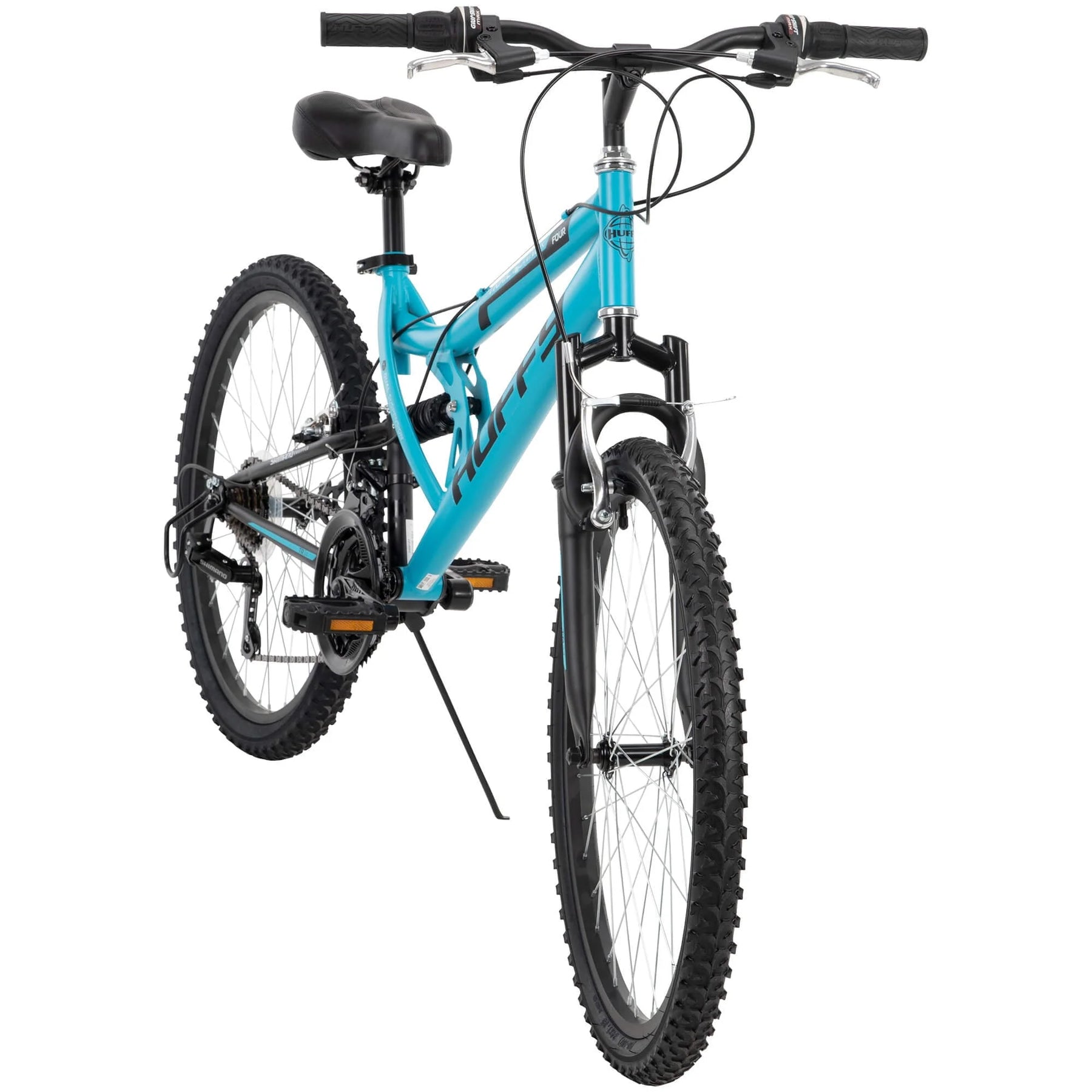 Huffy 24" Trail Runner Girls Full Suspension Mountain Bikes, Teal Blue - Product image 4