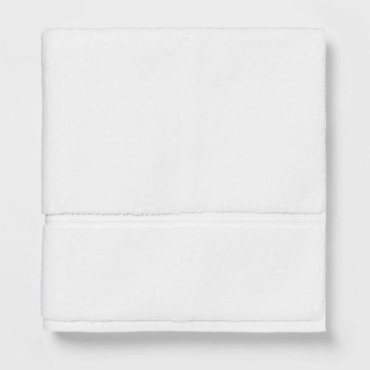 Oversized Spa Plush Bath Towel White - Threshold