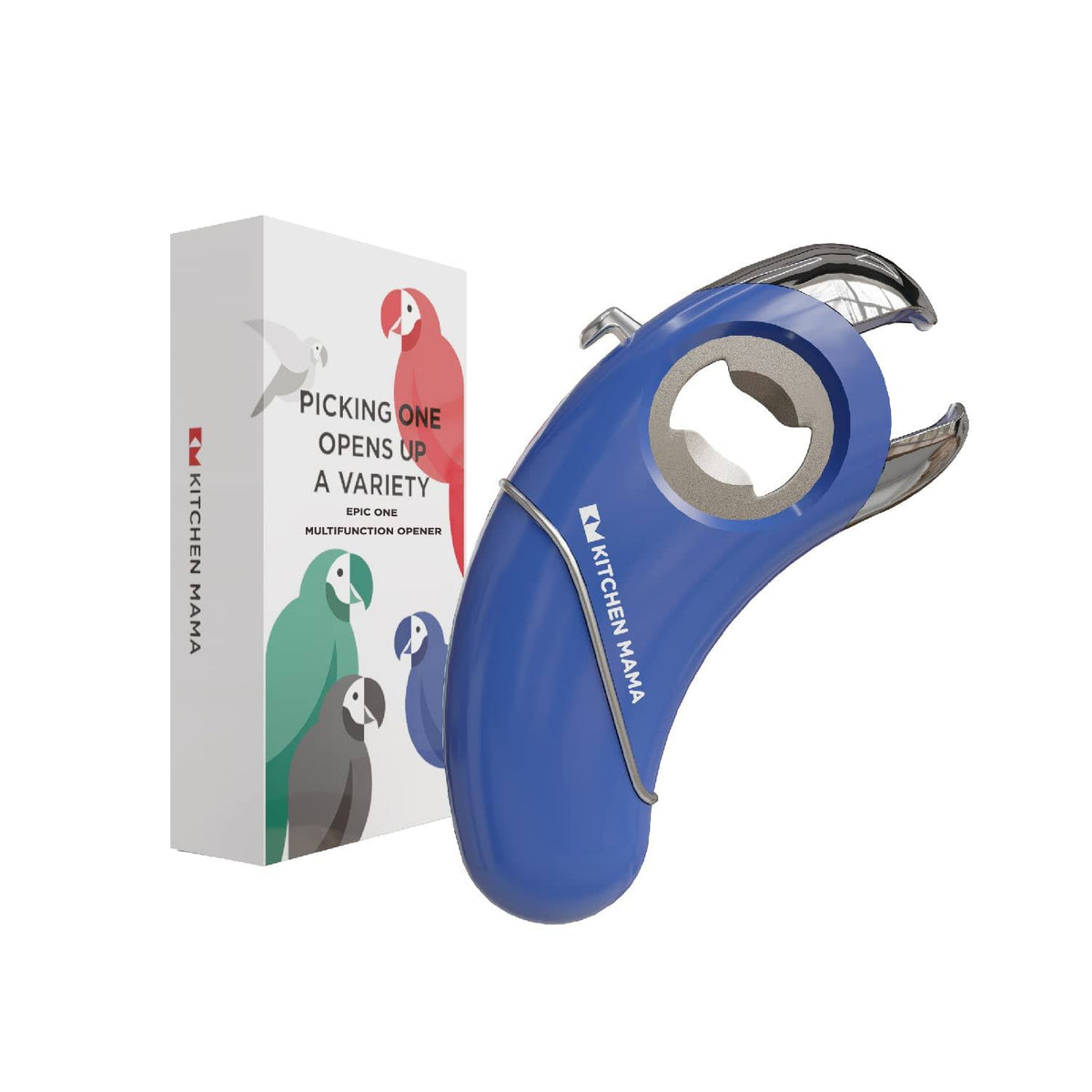 Kitchen Mama Epic One Multifunction Opener- Picking One Opens Up A Variety, Blue - Product image 1
