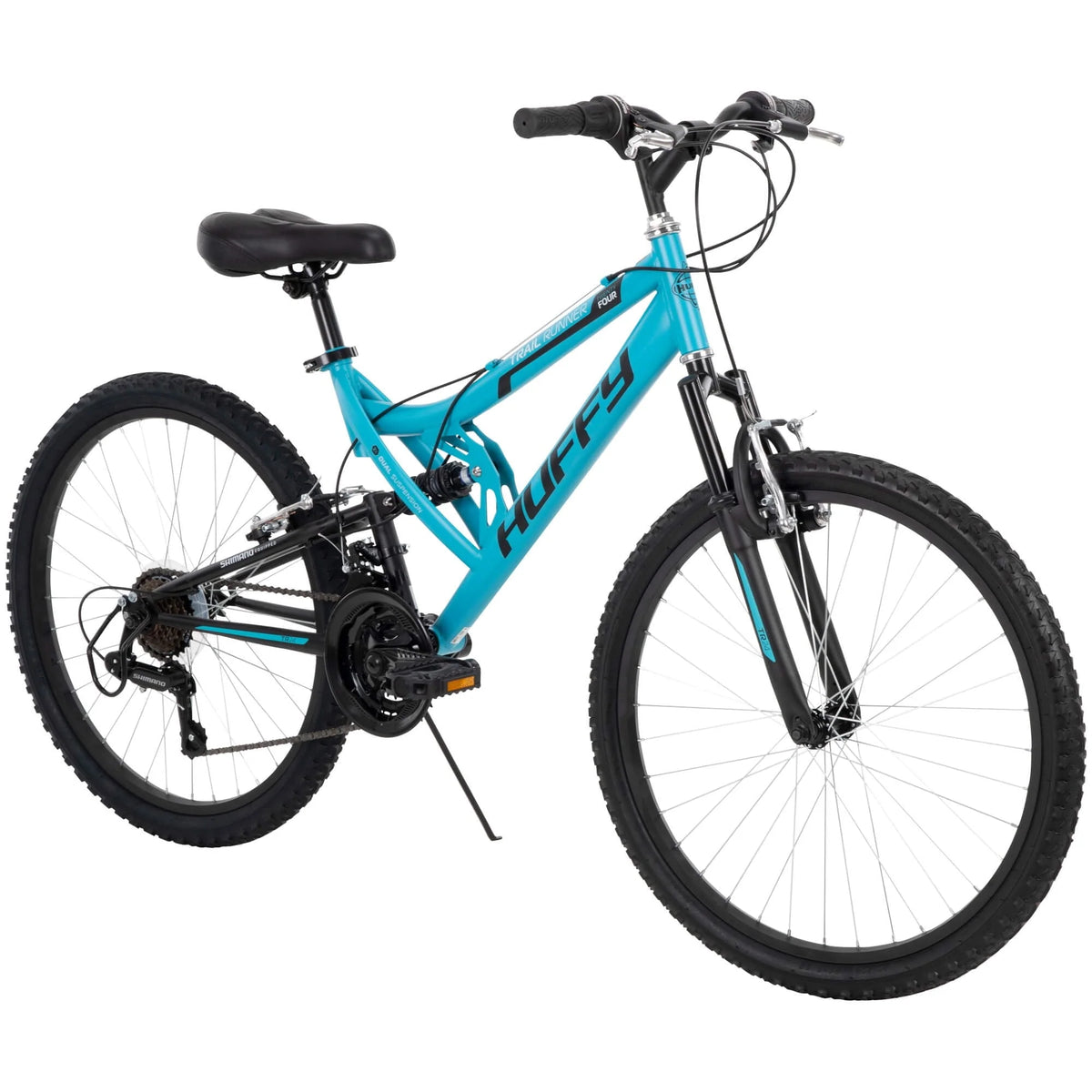Huffy 24" Trail Runner Girls Full Suspension Mountain Bikes, Teal Blue - Product image 10
