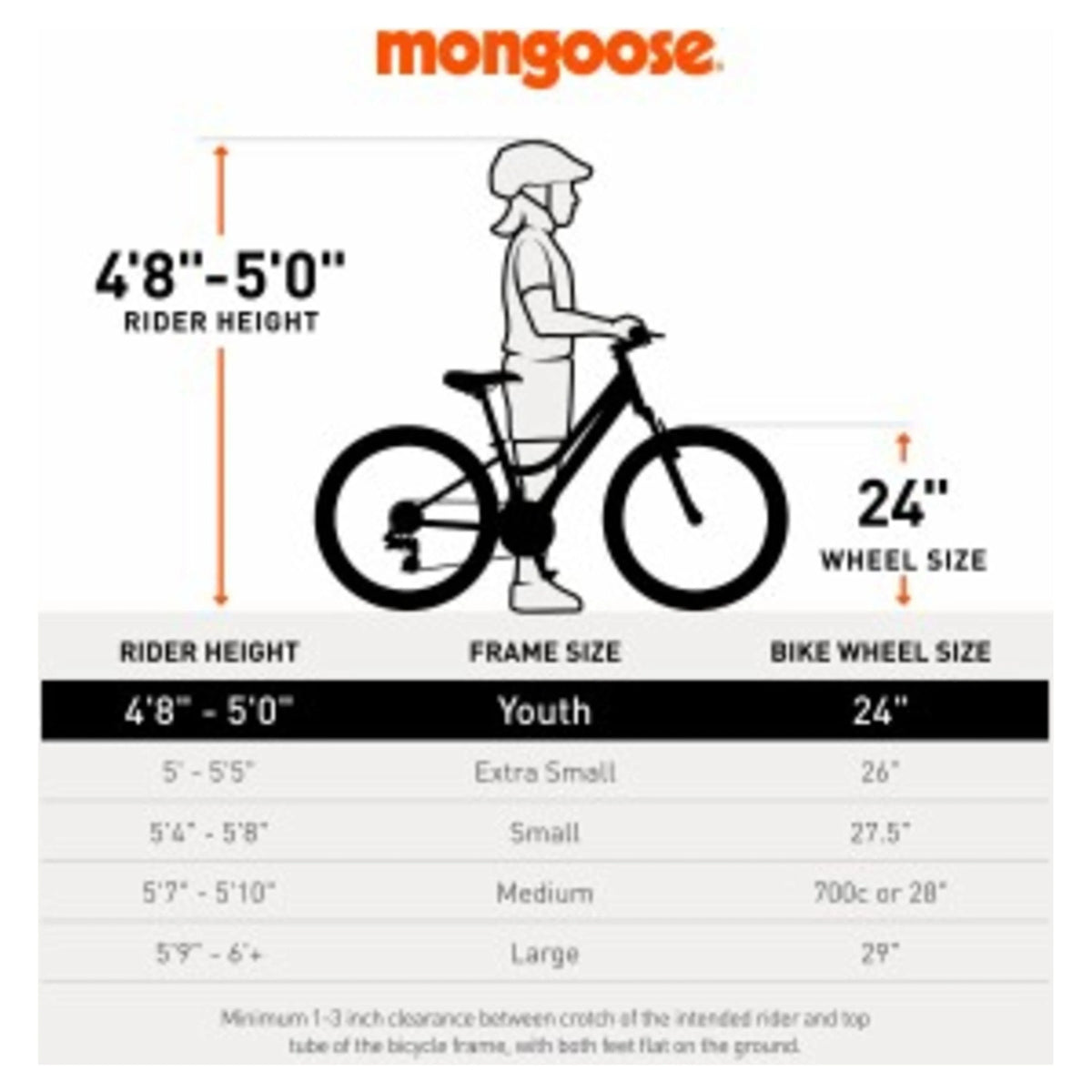 Mongoose 24 - In. Excursion Unisex Mountain Bike, Black, 21 Speeds - Product image 7