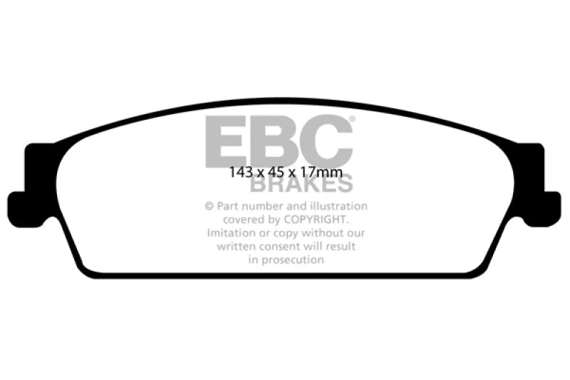 EBC - Rear Yellowstuff Pad PN DP41780R