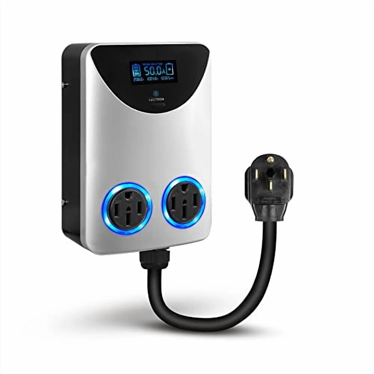 Lectron NEMA Socket Splitter - Power Your EV Charger and High - Powered Appliance from the Same Outlet (NEMA 14 - 50 to NEMA 14 - 50 / NEMA 14 - 50 Splitter)