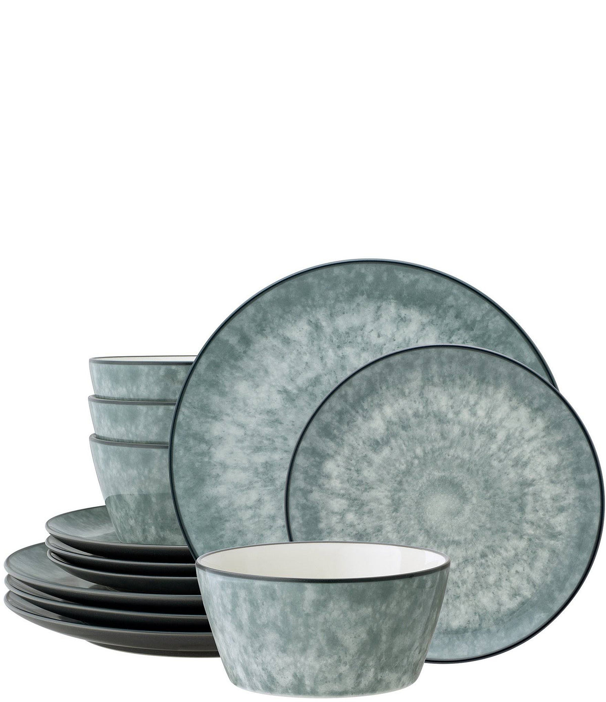 Noritake Colorkraft Essence Collection 12-Piece Dinnerware Set - Onyx - Product image 1