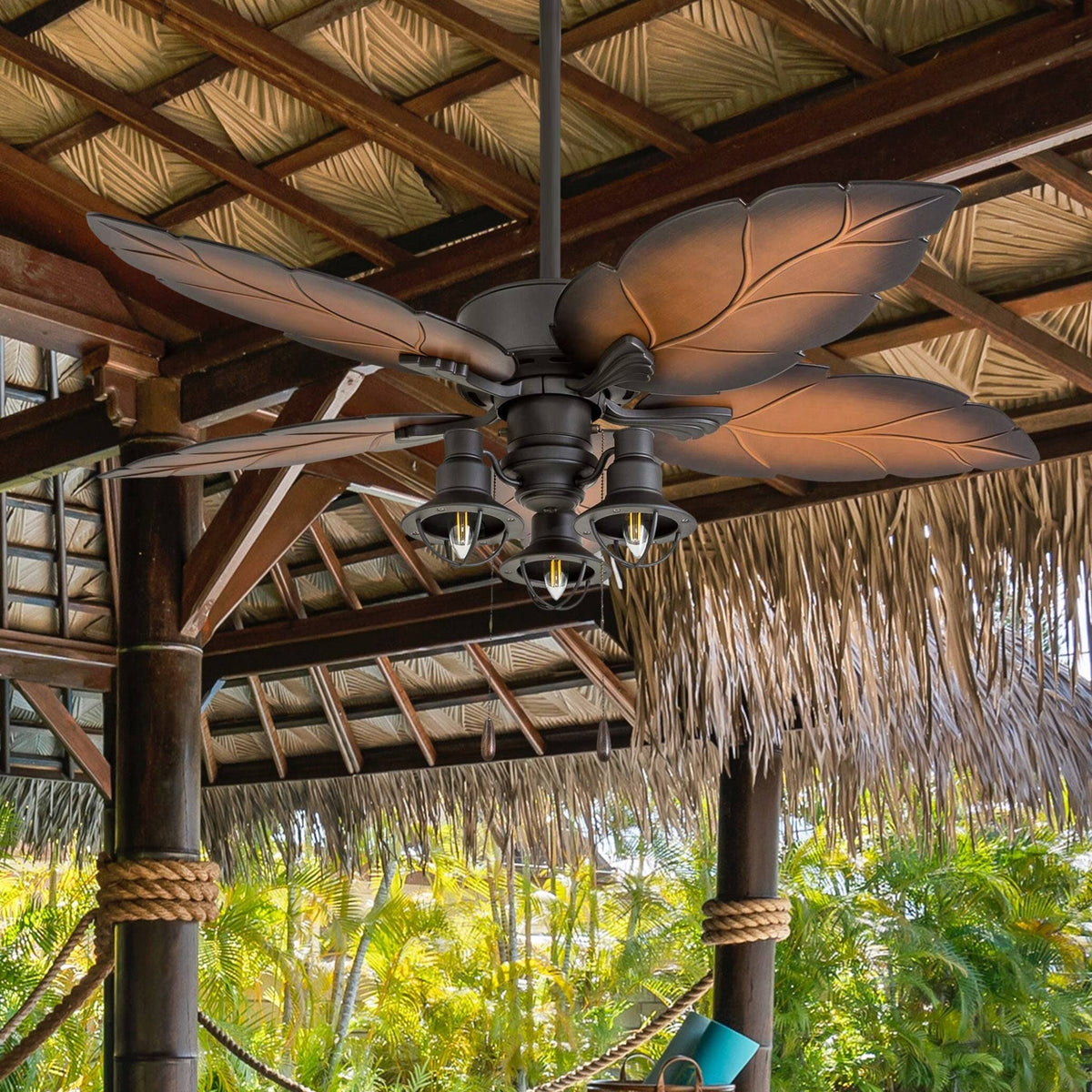 52" Prominence Home Ocean Crest Ceiling Fan, Bronze, Indoor/Outdoor - Product image 1