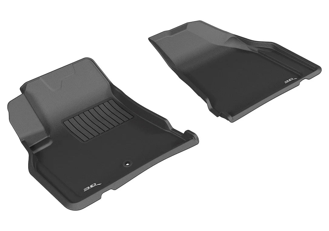 3D MAXpider L1BC02211509 - 2008-2017 Buick/Chevrolet/GMC Enclave/Traverse/Acadia Kagu 1st Row Floormat - Black