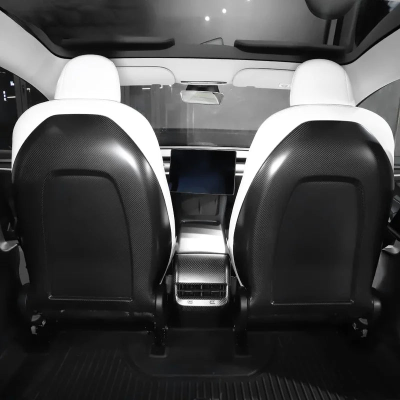 Full Back Seat Replacement for Model 3 / Y - Carbon Fiber Interior Mods